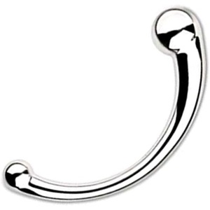 Consolador de metal, varita de próstata, de acero inoxidable de doble cabeza tapón <span class=keywords><strong>anal</strong></span>, masaje de punto G, Juguetes sexuales para hombres, mujeres, lesbianas y homosexuales - Product Image 1