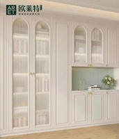 Armoire de chambre à coucher ARET, design moderne, style Shaker, en mélamine, modulaire, écologique, vente en gros d'usine