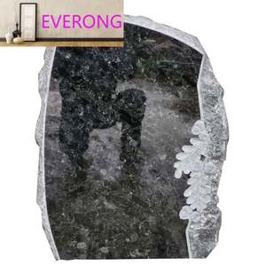 Cadeaux commémoratifs en granit gris pour pierre tombale - Product Image 2