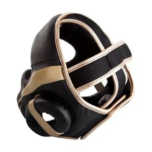 Couvre-chef de boxe en cuir avec logo personnalisé pour adultes et enfants Couvre-chef protégé de boxe MMA Casques de combat-Sparring Protections de tête - Product Image 4