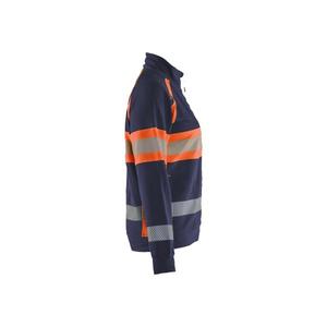 Blaklader-350511588953XS สเวตเชิ้ต Hi-Vis ของผู้หญิงสีน้ำเงินเข้ม/สีส้ม-EAN 7330509894262 HI-VIS ชุดทำงาน - Product Image 3