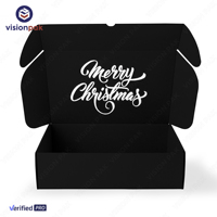 Diseño personalizado de alta calidad reutilizable plegable cartón plano corrugado regalo correo compras caja de correo personalizada con usted logotipo