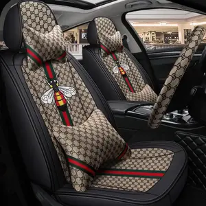 Juegos completos universales de alta calidad, fundas de asiento de coche, cojín de asiento de coche automotriz a través de la venta directa de fábrica