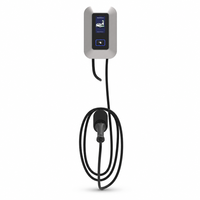 Borne de recharge murale NECS Type 2 pour véhicules électriques, 22 kW AC 32A EVSE CE WiFi OCPP, câble de 5 m, nouveau modèle 3010 pour maison, garage, extérieur