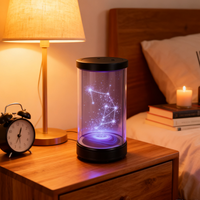 Mini écran cylindrique holographique 3D de 6 pouces, interaction IA, luminosité 500 cd, angle de vision 170°, publicité intérieure Holobox OEM 1