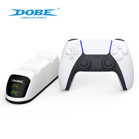 Accessoires de manette de jeu DOBE Station de charge double Dock de charge portable pour manette pour PS5 DualSense