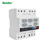 Relais de surveillance de tension, protection de séquence triphasée, module de commande ATS, type PC, capacité de coupure 10kA, modèle ATS-63