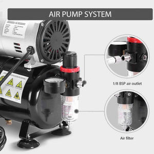 피스톤 유형 에어브러시 회화를 위한 작은 소형 전기 공기 압축기 펌프 - Product Image 2