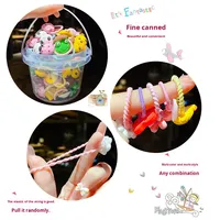 Attaches pour cheveux et élastiques pour bébés filles, mignons, petits, avec une douce élasticité, pour les filles, anneaux pour les pouces