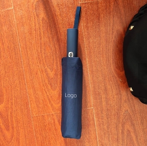 Parapluie pliant entièrement automatique robuste à 24 baleines, grand format, protection solaire et pluie, personnalisable avec logo publicitaire, idéal pour le voyage, résistant au vent - Product Image 4