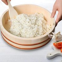 Bol de riz à Sushi en bois, seau de Restaurant japonais Bibimbap