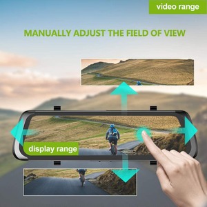 <span class=keywords><strong>Camera</strong></span> <span class=keywords><strong>DVR</strong></span> Gương Chiếu Hậu Xe Hơi Truyền Phát Trực Tiếp Ống Kính Kép 10 Inch Máy Ghi Hình Nhìn Đêm Hình Ảnh Đảo Chiều Full HD 1080P - Product Image 4