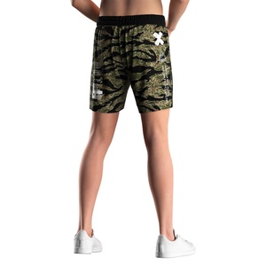 Pantalones Cortos de Artes Marciales para Hombre con Abertura Alta, Doble Capa de Tela, con Calzoncillos Interiores de Compresión, Cintura Suave con Cordón Ajustable - Product Image 5