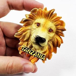 Aimant <span class=keywords><strong>de</strong></span> réfrigérateur tanzanien tête <span class=keywords><strong>de</strong></span> lion réaliste aimants <span class=keywords><strong>de</strong></span> réfrigérateur magnétiques Souvenirs <span class=keywords><strong>de</strong></span> <span class=keywords><strong>voyage</strong></span> aimant <span class=keywords><strong>de</strong></span> réfrigérateur pour décorations pour la maison - Product Image 1