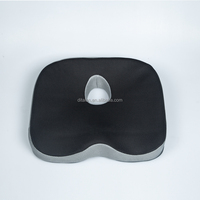 Coussin de siège en mousse à mémoire de forme orthopédique Coccyx soulagement de la douleur couverture en maille respirante refroidissement rebond lent chaise de bureau de voiture antidérapante