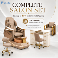 Chaise de pédicure professionnelle de luxe pour salon, chaise de massage des pieds avec bassin pour bain de pieds