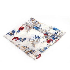 Pop Léger Chine Style Tissé Poly Imprimé Grande <span class=keywords><strong>Fleur</strong></span> Bulle Crêpe Tissu - Product Image 5