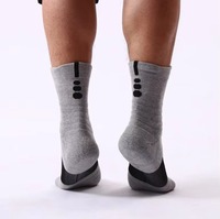 Logo personnalisé Super Elite Chaussettes de sport pour hommes Basketball Athletics Running