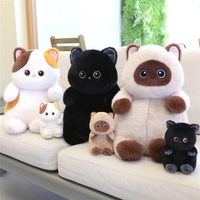Nouveau jouet en peluche pour animaux de compagnie, pendentif chat, peluche personnalisée, animaux en peluche super doux, cadeau de vacances, oreiller de sommeil