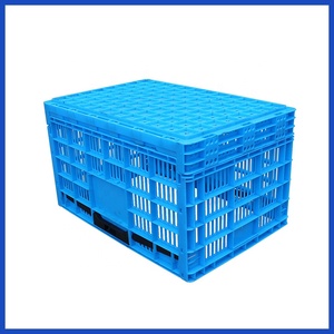 Caisse en <span class=keywords><strong>plastique</strong></span> pliable à mailles ventilées de grande taille <span class=keywords><strong>et</strong></span> résistante, pour le stockage des <span class=keywords><strong>fruits</strong></span> <span class=keywords><strong>et</strong></span> légumes. Caisse pliable empilable de qualité supérieure - Product Image 3