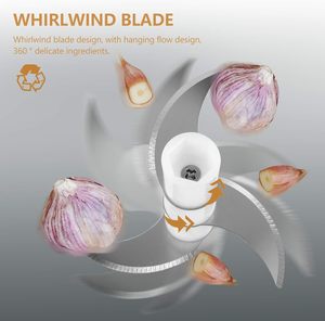 Wireless USB Charging Electric <b>Mini</b> Garlic Crusher Press Blender <b>Grinder</b> Automatic Drop Shipping PP Plastic Garlic Chopper - Product Image 2