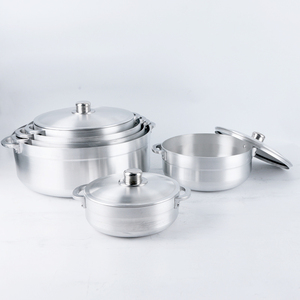 Juego de Ollas de Cocina de 12 Piezas, Olla de Aluminio para Restaurantes, <span class=keywords><strong>Caldero</strong></span>, Juego de Ollas para Cocinar - Product Image 2