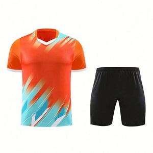 Uniforme de Fútbol Unisex de Alta Calidad, Talla Grande, Secado Rápido, Transpirable, Diseño Personalizado, Impresión por Transferencia de Calor, 100% Poliéster - Product Image 4