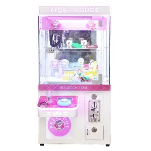 Mini máquina de garra de brinquedo de pelúcia, kit de máquina de venda personalizada por atacado, mini máquina de garra de brinquedo de pelúcia