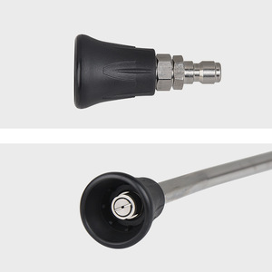 Buse de nettoyeur haute pression Sinaka, raccord rapide 1/4, pulvérisation en forme d'éventail en acier inoxydable pour usage domestique et commercial - Product Image 5