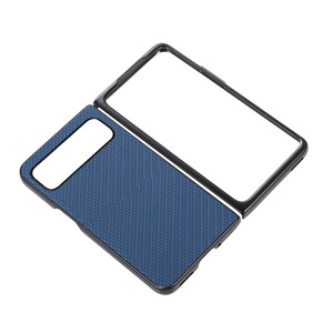 Carbon <strong>Fiber</strong> Pattern PC Sticker Leather Mobile Cell Phone case for <strong>Google</strong> Pixel Fold - Product Image 2