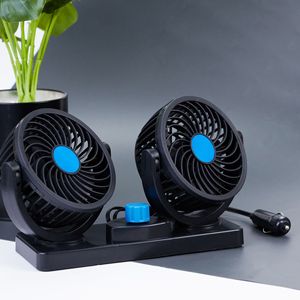 Ventilatore <span class=keywords><strong>Auto</strong></span> Universale 12V/24V Doppio Uso Estivo USB per Casa e Camion, Ventilatore a Doppia Testa per <span class=keywords><strong>Auto</strong></span>, Accessori <span class=keywords><strong>Auto</strong></span>, Ventilatore con Presa ABS e Luce 15W 4 Pollici - Product Image 2