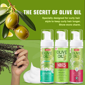 Venta caliente Espuma Cera para el cabello para mujeres Fuerte sujeción Cera para el cabello Mousse Productos para peinar el cabello - Product Image 4