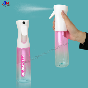 Pulvérisateur d'eau en plastique de haute qualité de 200ml 300ml 500ml en plastique de brume fine de cheveux de salon pour le barbier Vaporisateur continu de logo personnalisé - Product Image 6