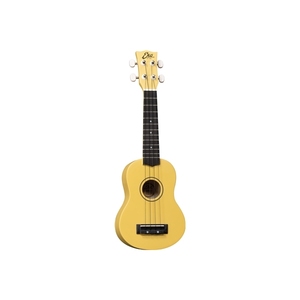 EKO GUITARS- Uku Primo Soprano Ukelele amarillo integrado en Agathis con cuello de caoba acabados de poliuretano de color guitarra diapasón - Product Image 1