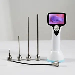 Prix usine grand écran vidéo otoscope oreilles pc endoscopie vidéo otoscope pour vétérinaire