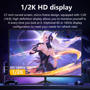 Moniteur de jeu <span class=keywords><strong>incurvé</strong></span> 165 Hz 1080p <span class=keywords><strong>27</strong></span> pouces avec dalle IPS et temps de réponse de 1 ms - Product Image 3