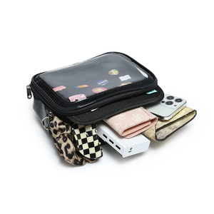 Biểu tượng tùy chỉnh nhà máy trực tiếp itabag của phụ nữ PVC da Crossbody Vai Túi với USB & Chống trộm tính năng - Product Image 4