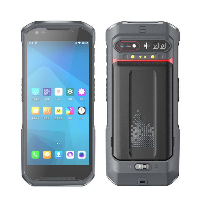 5.5inch Mobile PDA 2D Barcode Scanner Android Tablet PC Rugged NFC Reader Logistic Inventory Management System 6GB+64GB Memory