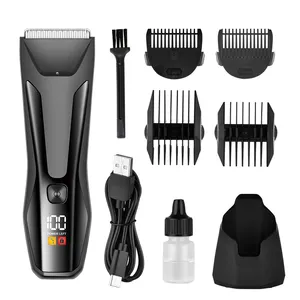 Elektrische Body Hair Trimmer Lies Trimmer Body Groomer Ball Trimmer Haar Scheerapparaat Scheermes Waterdicht Voor Mannen