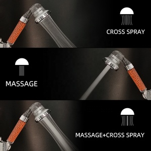 3 modalità filtro a risparmio idrico ad alta pressione soffione doccia portatile Eco filtro per l'acqua soffione doccia bagno ionico Spa - Product Image 3