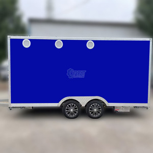Factory Price Pizza cart mobile kitchen Made In China Truck For <b>Bbq</b> Cupcake Food <b>Trailer</b> food cart on wheels outdoor kitchen - Product Image 2
