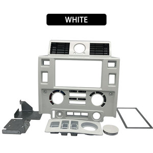 Für Land Rover Defender Innen Armaturen brett Mittel konsole glänzend schwarz matt schwarz CARBON LOOK - Product Image 5