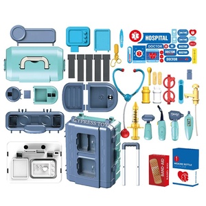 <span class=keywords><strong>Jouet</strong></span> Enfant 3 EN 1 Valise Trolley Semblant Docteur Jouets Enfants Médecin Kit Médical Pour Enfants - Product Image 5