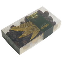 Boîte d'emballage pour dattes en plastique transparent avec couvercle et fond, boîte cadeau pour dattes, boîtes d'emballage pour dattes