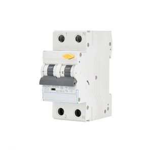 Disjoncteur différentiel 2P B 6A 30mA type AC, protection contre les surcharges et les courts-circuits, idéal pour les installations électriques sécurisées. - Product Image 1