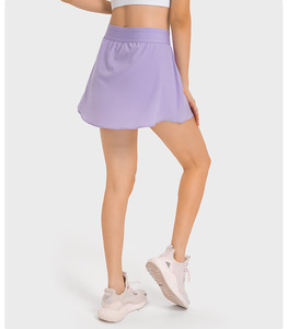 Vente en gros de jupes de tennis et de yoga taille haute athlétiques pour femmes - Product Image 4