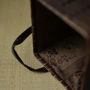 Caja de té de bambú tejida a mano de estilo japonés, cesta de almacenamiento para utensilios de té, caja de té portátil para sala de té en casa, taza y - Product Image 4