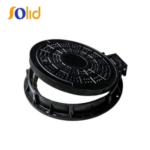 جولة صب الرمل حديد صب قابل للسحب راحة غطاء مستدير للمجاري و الإطار العفن - Product Image 2