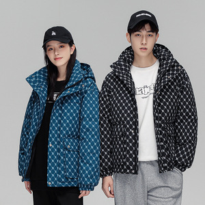 Doudoune d'hiver courte pour <span class=keywords><strong>homme</strong></span> à capuche rembourrée chaude doudoune pour <span class=keywords><strong>homme</strong></span> - Product Image 2