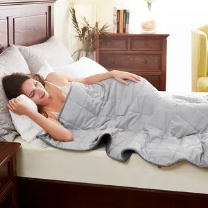 Хорошо продается, новый тип, для взрослых, сенсорное снятие, тревожная кровать большого размера, отель, 15 фунтов, детское утяжеленное одеяло